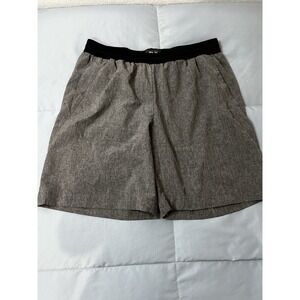 FLX Men's Stretch 7" Lined Commuter Shorts Plum Grey, Size Small (1)